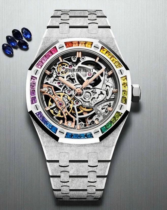 Audemars Piguet Frosted Skeleton Dial Rainbow Watch Pakistan 1765830879 A9c508a2