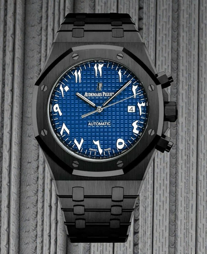 Audemars Piguet Royal Oak 42mm Black Pvd Blue Dial Watch 1 1768330932 194cad7a