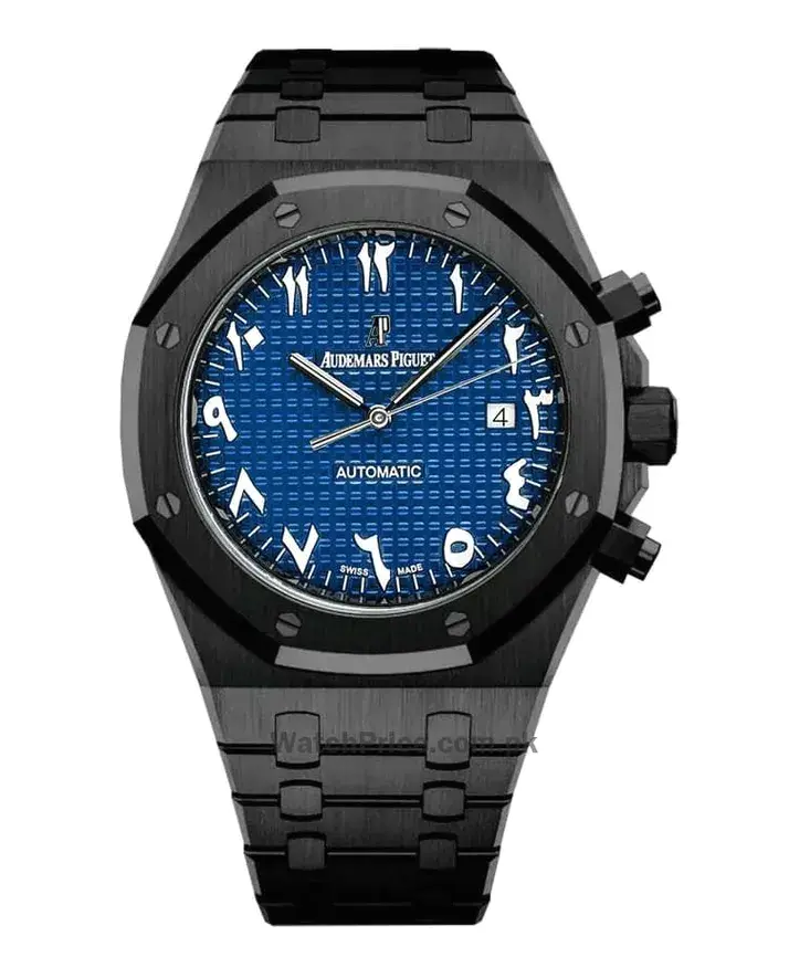 Audemars Piguet Royal Oak 42mm Black Pvd Blue Dial Watch 2026 1783796574 Bff2085b