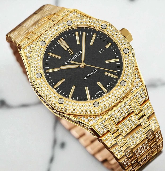 Audemars Piguet Royal Oak Automatic Diamond Mens Watch Pakistan 1765830884 D89546e0