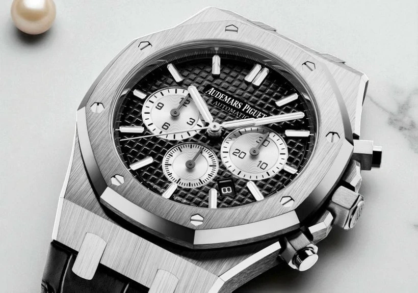 Audemars Piguet Royal Oak Black Dial Watch Pakistan 1765830873 A50f7793