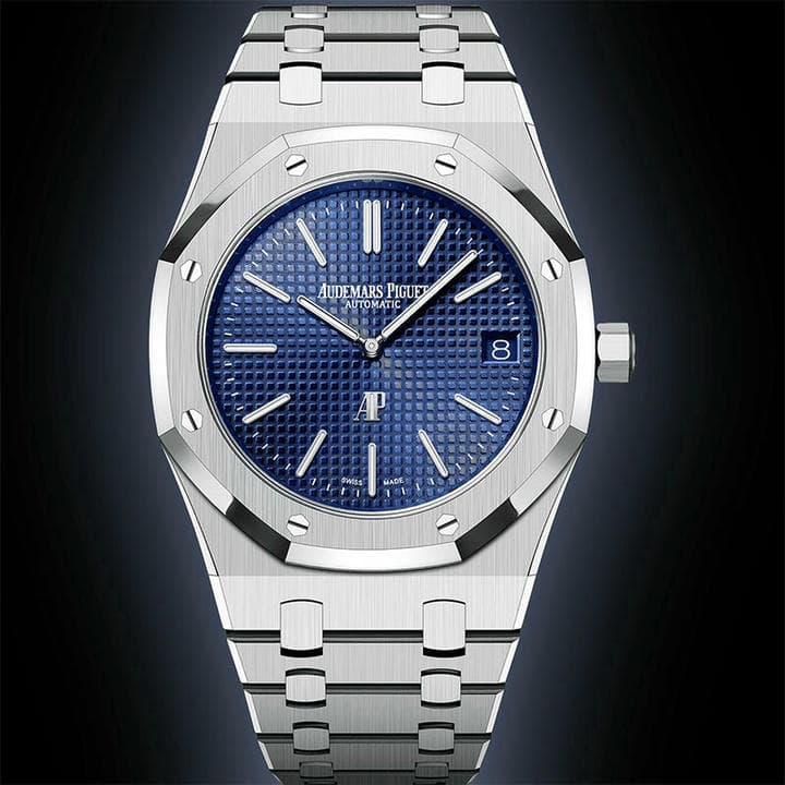 Audemars Piguet Royal Oak Blue Dial Watch 4 1768330932 4564d962