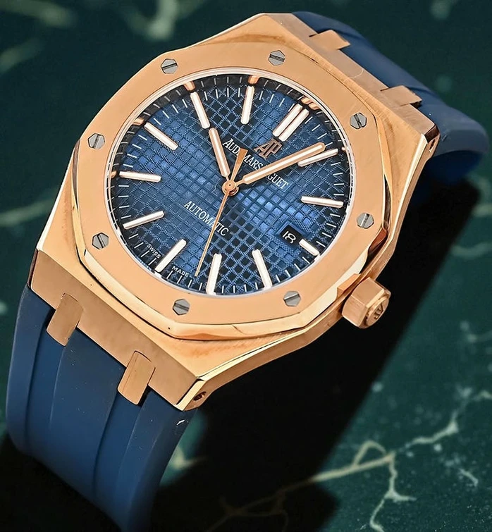 Audemars Piguet Royal Oak Blue Watch 1 Pakistan