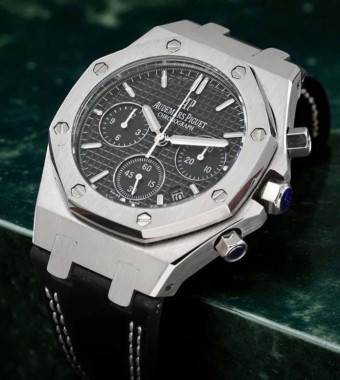 Audemars Piguet Royal Oak Chronograph Black Dial Watch Compressed Pakistan 1765830892 A309b145