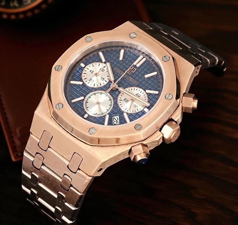Audemars Piguet Royal Oak Chronograph Blue Dial Pakistan 1765830893 Ceff6a98