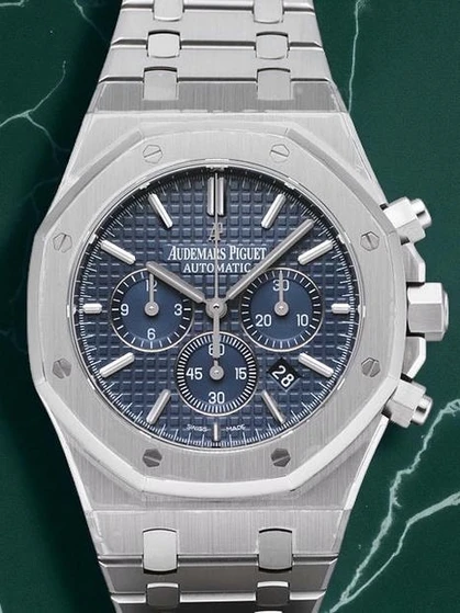 Audemars Piguet Royal Oak Chronograph Blue Dial Price Pakistan 1765830893 5e6a94d5