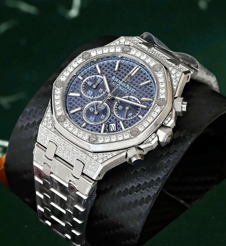 Audemars Piguet Royal Oak Chronograph Diamond Bezel Blue Dial Men S Watch Watch 116 Pakistan 1765830894 1dc3626c