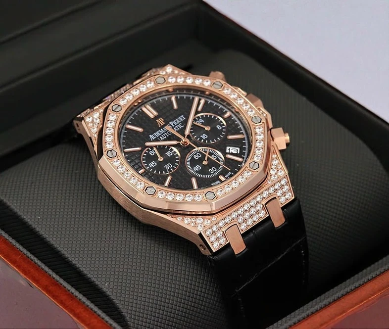 Audemars Piguet Royal Oak Chronograph Diamond Watch 2 Pakistan