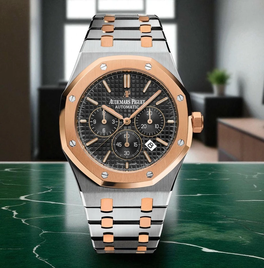 Audemars Piguet Royal Oak Chronograph Two Tone Waches Price 116 Pakistan