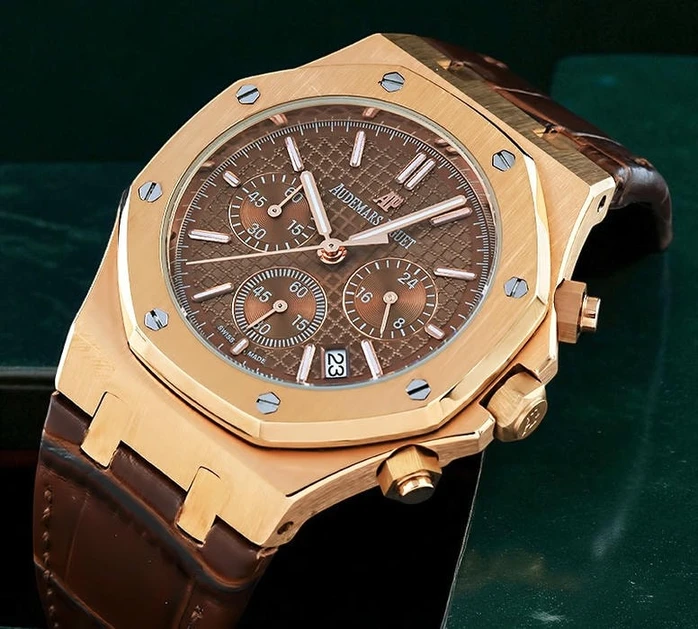 Audemars Piguet Royal Oak Chronograph Watch Brown Dial Pakistan 1765830870 99e8652d