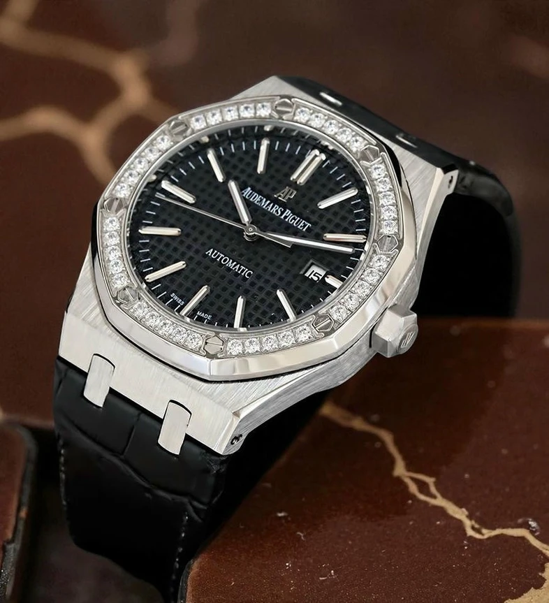 Audemars Piguet Royal Oak Diamond Bezel Watch Pakistan 1765830902 571d2f9f