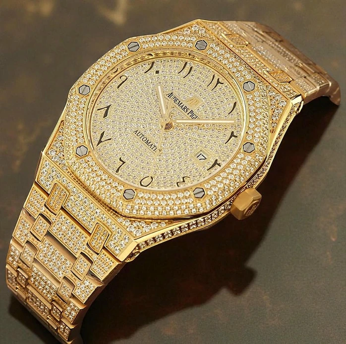 Audemars Piguet Royal Oak Diamond Set Arabic Dial Watch 1 Pakistan 1765830903 Afdcfc26