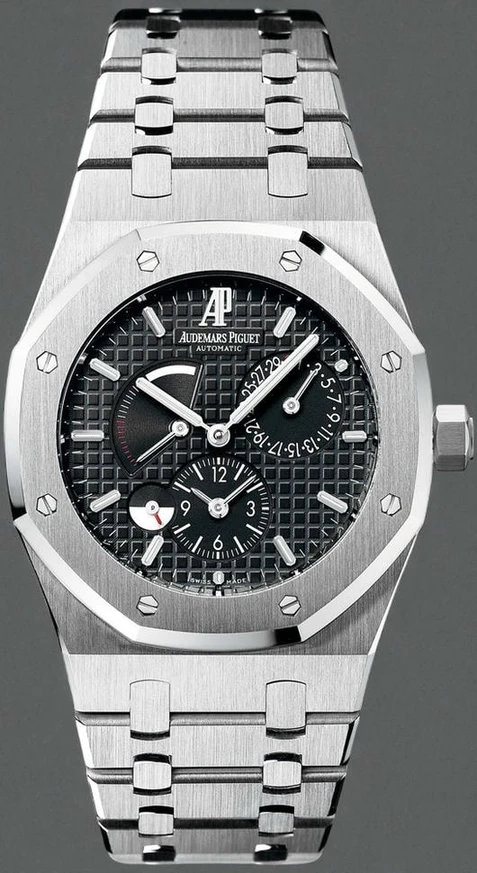 Audemars Piguet Royal Oak Dual Time Power Reserve Black Dial Watch Pakistan