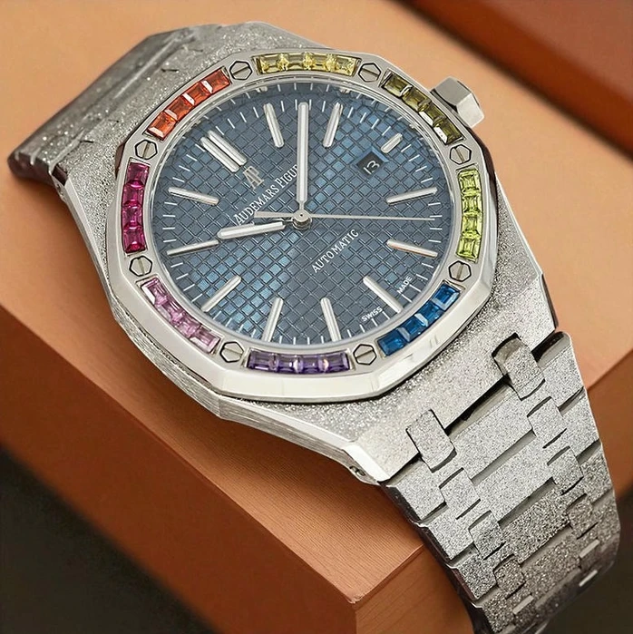 Audemars Piguet Royal Oak Gem Bezel Frosted Watch 92 88 Pakistan