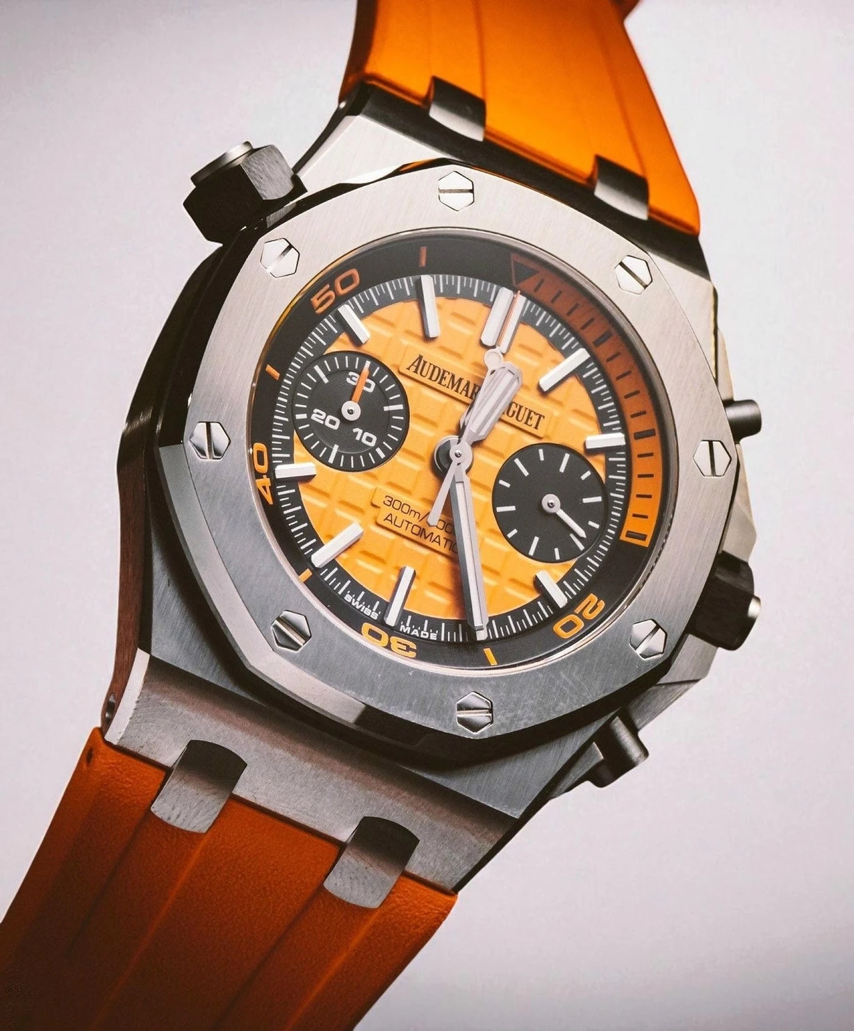 Audemars Piguet Royal Oak Offshore Diver Chronograph Orange Dial Watch Pakistan