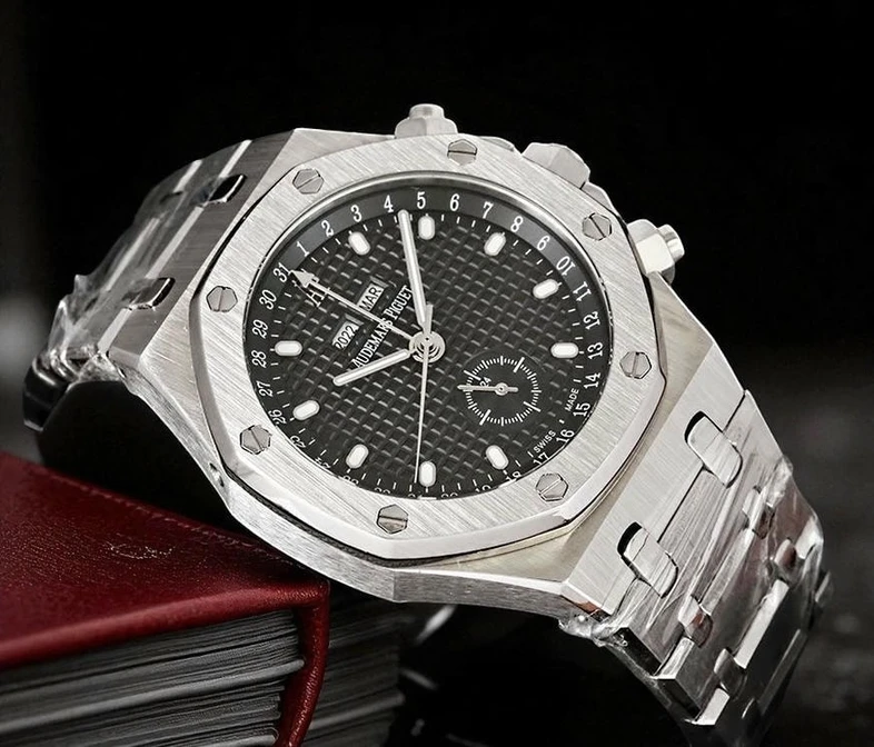 Audemars Piguet Royal Oak Offshore Triple Date Black Dial Watch Pakistan