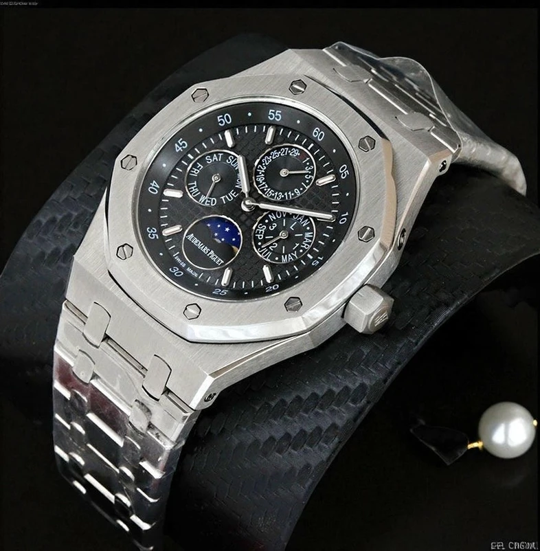 Audemars Piguet Royal Oak Perpetual Calendar Black Dial Watch Pakistan