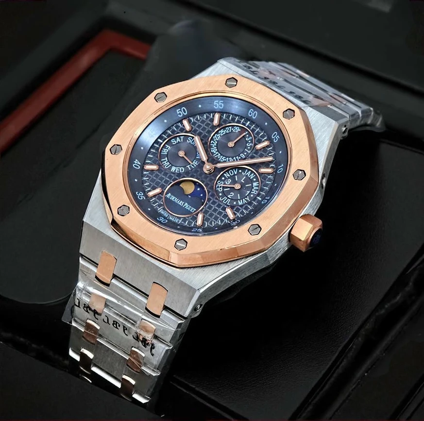 Audemars Piguet Royal Oak Perpetual Calendar Two Tone Blue Dial Watch Watch Pakistan