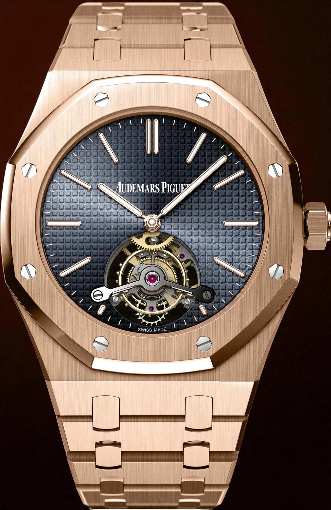 Audemars Piguet Royal Oak Tourbillon Rose Gold Black Dial Pakistan