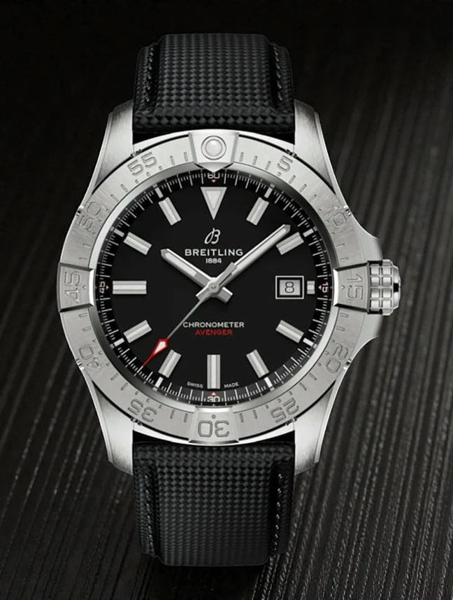 Breitling Avenger Automatic Black Dial Watch 1768330955 5819e227