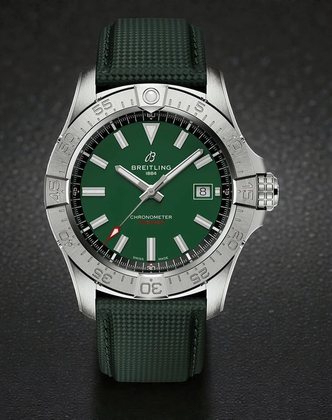 Breitling Avenger Automatic Green Mens Watch 1768330956 E4548c37