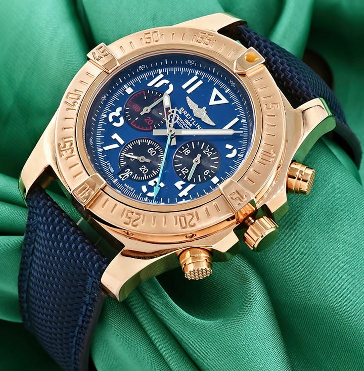 Breitling Avenger B01 Chronograph 45 Blue Dial Blue Straps Watch 1768330957 Ccd8abb5