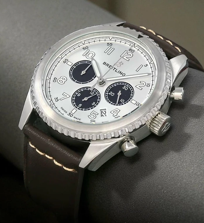 Breitling Aviator Brown Straps Chronograph Watch Pakistan