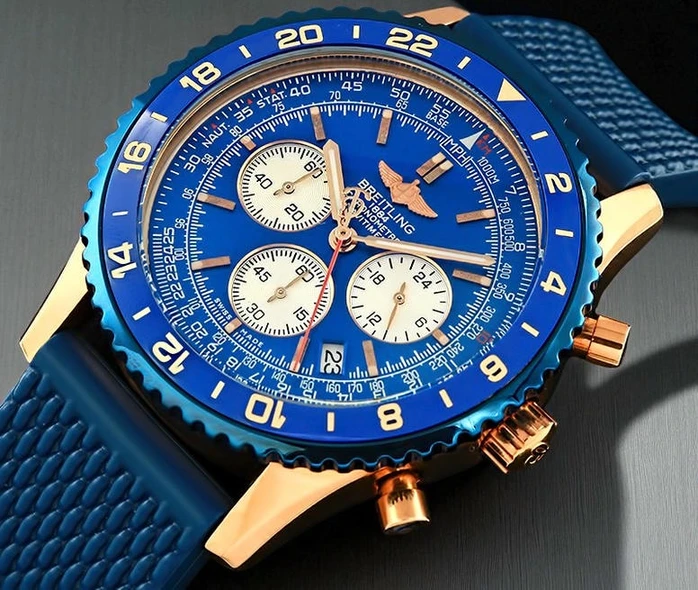 Breitling Chronoliner B04 Blue Case Limited Edition Watch592 Pakistan