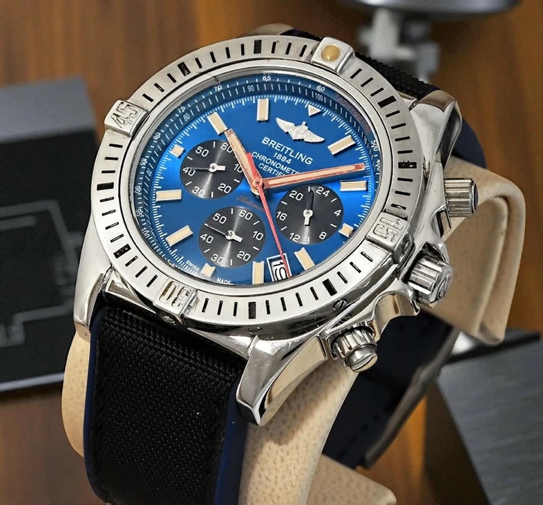 Breitling Chronomat Airborne Blue Dial Watch Pakistan 1765831018 79979f5a