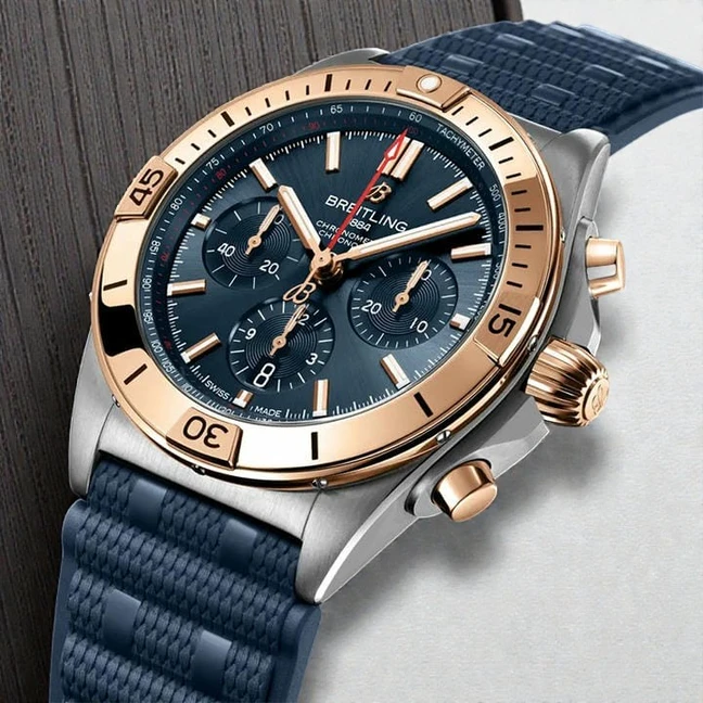 Breitling Chronomat B01 Blue Mens Watch 1768330960 Da45fc60