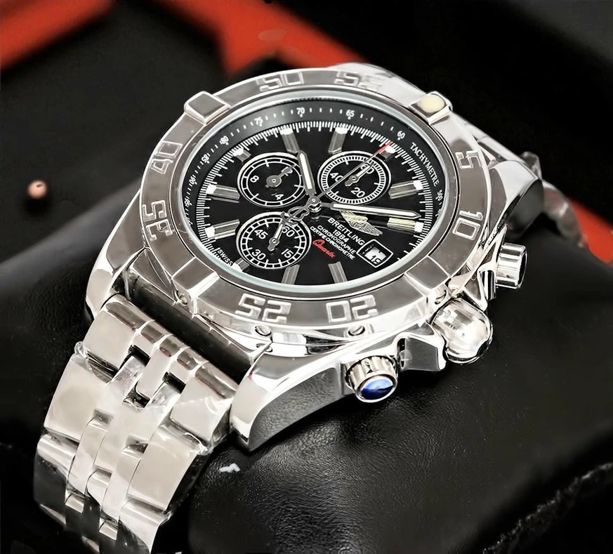 Breitling Chronomat Black Dial Watch 3 Pakistan 1765831020 C30c00fc