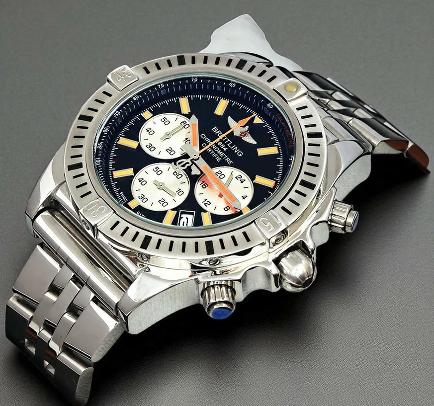 Breitling Chronomat Black Dial Watch Pakistan 1765831020 D4ca5929