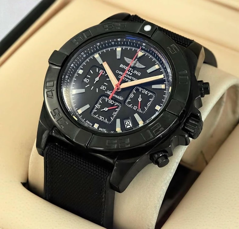 Breitling Chronomat Blacksteel Chronograph Watch Pakistan 1765831020 4a52155b