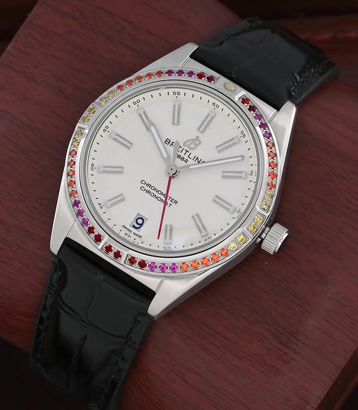 Breitling Chronomat South Sea Capsule Steel Diamond 36mm Watch 1768330962 Ae0e1af4