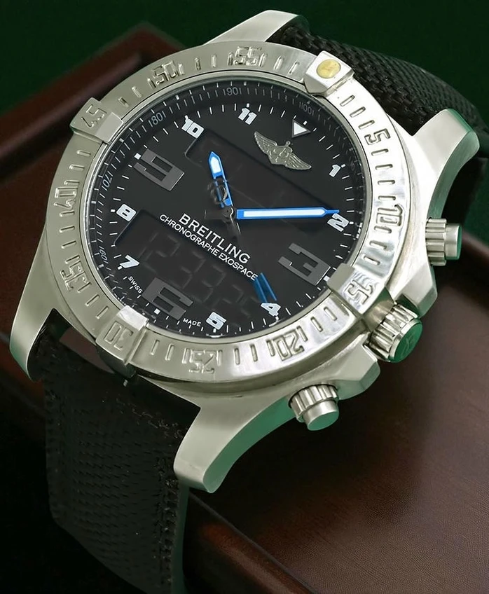 Breitling Exospace Black Strap Watch Pakistan 1765831028 D1e9b0a5