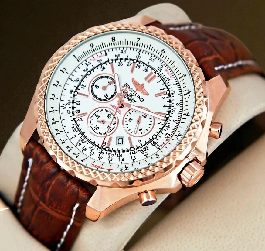 Breitling For Bentley Navitimer Chronograph White Dial Watch Pakistan 1765831031 Cb333949
