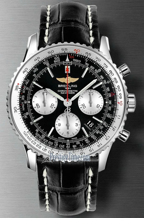 Breitling Navitimer 01 Black Chrono Watch Pakistan