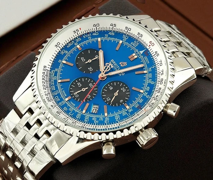 Breitling Navitimer Blue Dial Chronograph Watch Pakistan