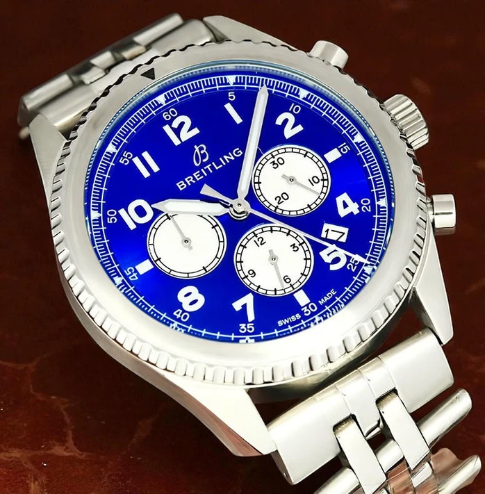 Breitling Navitimer Blue Dial Watch 2 Pakistan