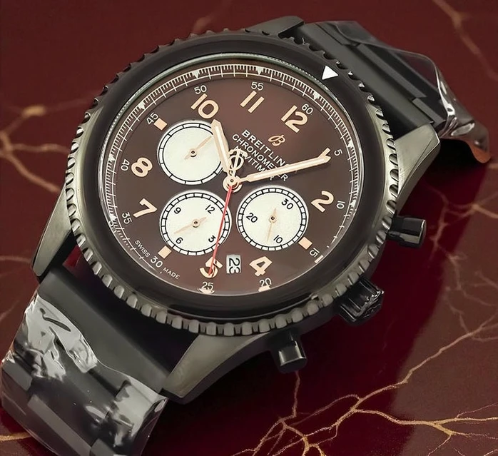 Breitling Navitimer Brown Dial Watch Pakistan