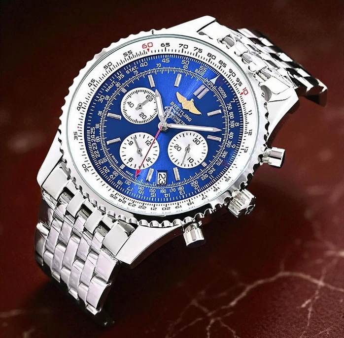 Breitling Navitimer Chronograph Blue Dial Watch 2 Pakistan
