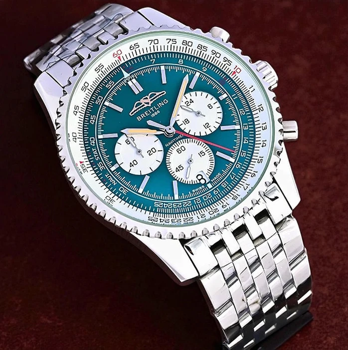 Breitling Navitimer Chronograph Blue Dial Watch 4 Pakistan