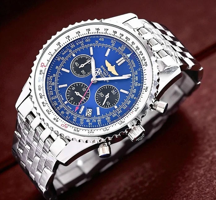 Breitling Navitimer Chronograph Blue Dial Watch Pakistan