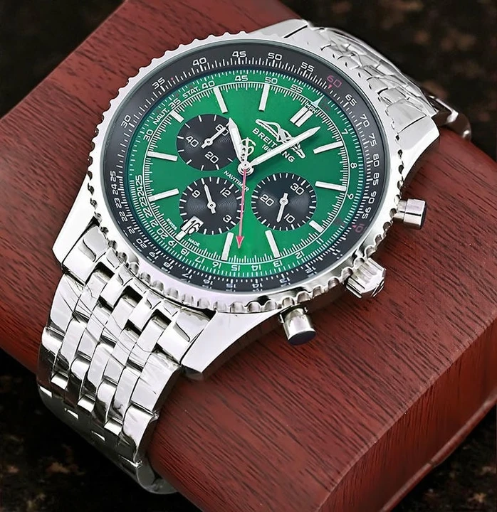 Breitling Navitimer Chronograph Green Dial Watch Pakistan