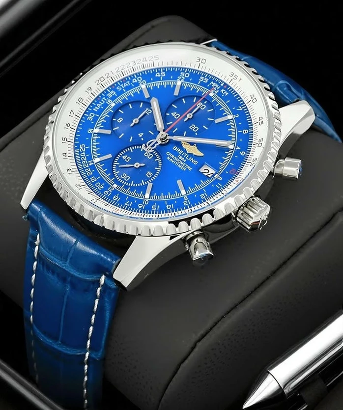 Breitling Navitimer World Blue Chronograph Men S Watch Pakistan