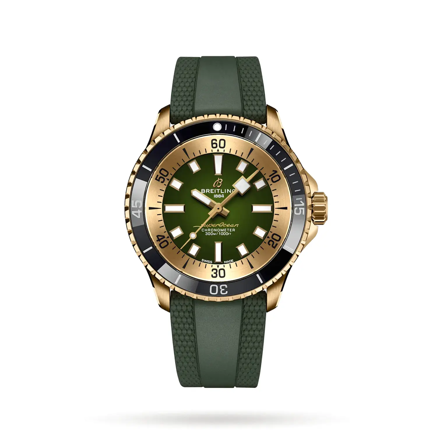 Breitling Superocean 42 Green Dial Bronze Automatic Mens Watch 2026