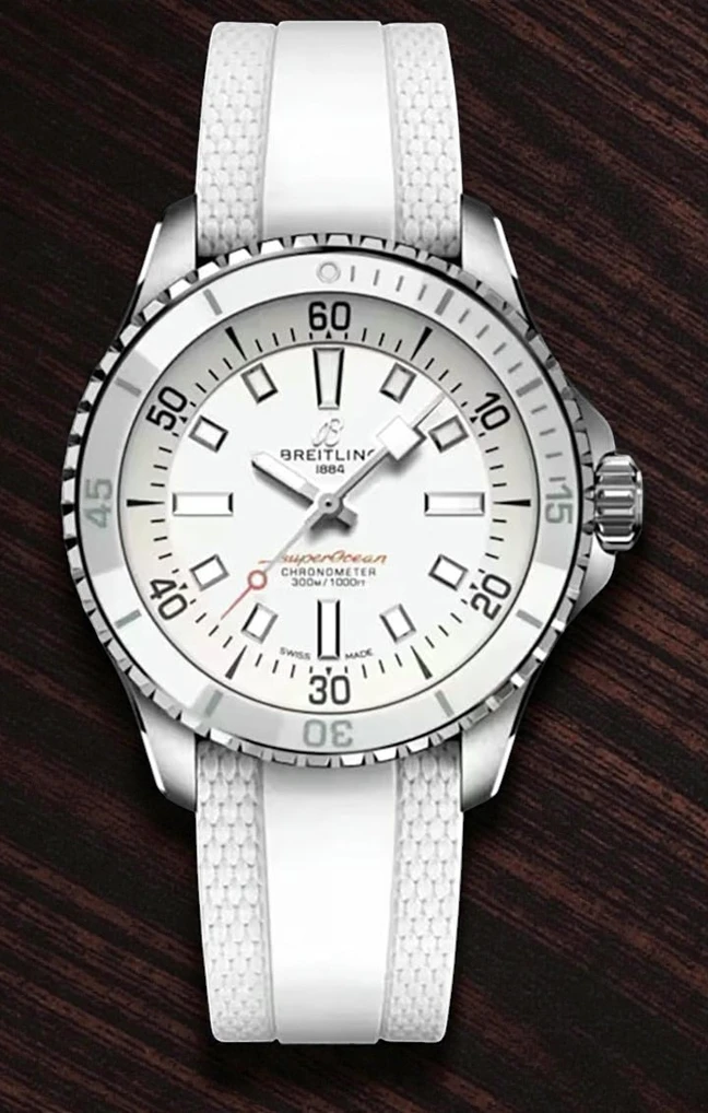 Breitling Superocean Automatic Chronometer White Watch