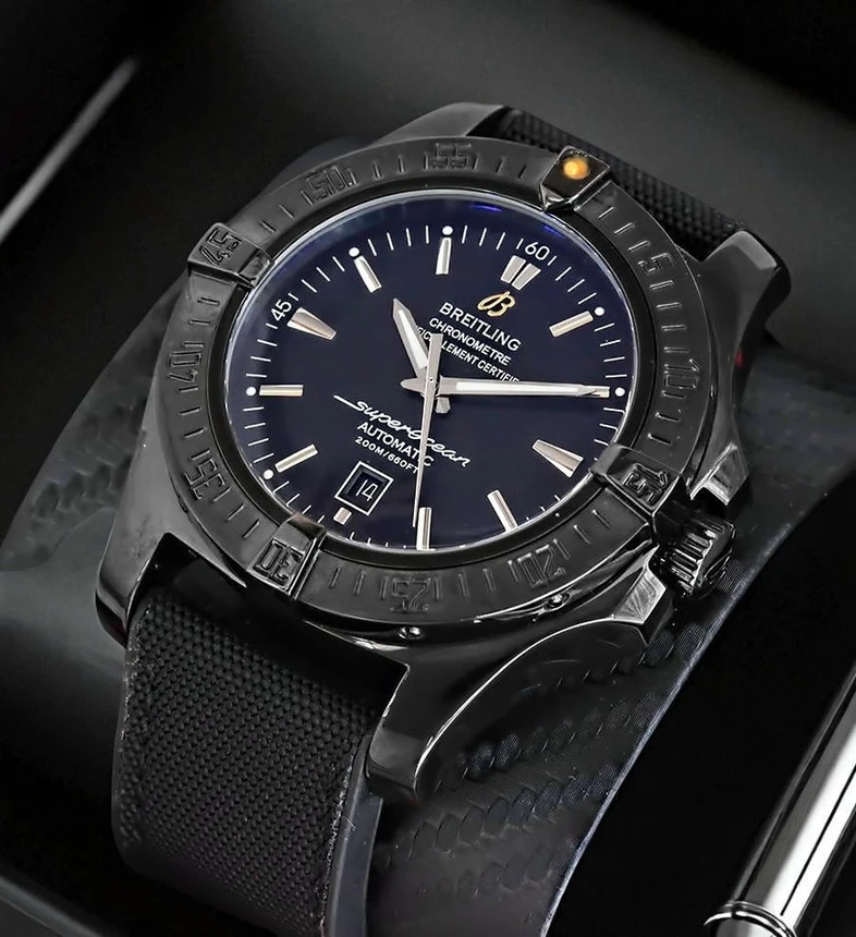 Breitling Superocean Black Watch Pakistan