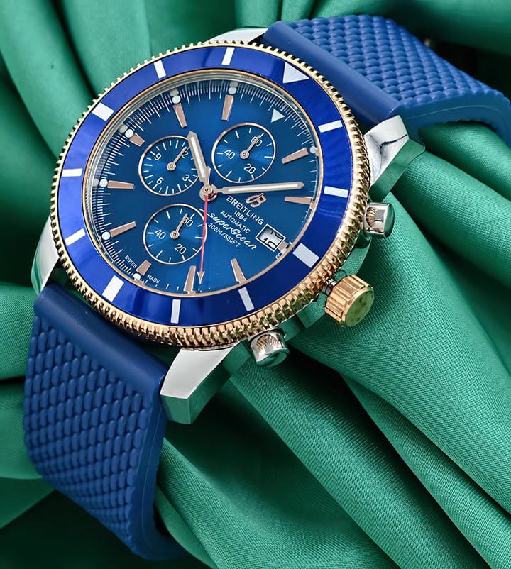 Breitling Superocean Heritage B01 Chronograph Blue Watch