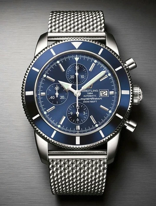 Breitling Superocean Heritage Chrono Blue Dial Watch Pakistan